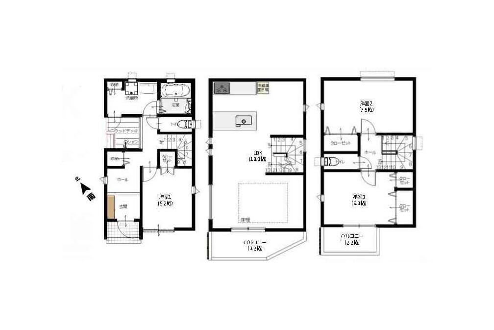 逗子市新宿2丁目新築分譲戸建 全3棟