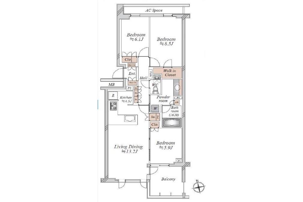 シーサイドコート逗子望羊邸２階部分